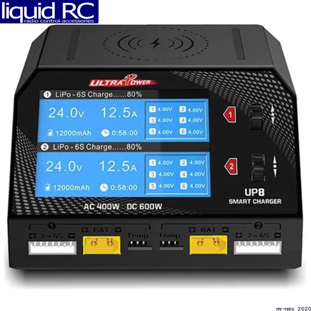 Ultra Power UP8 Up8 Ac 400w / Dc 600w 16a X2 Dual Channel Output 16s