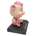 thumbnail image 4 of Cute Cartoon Bobblehead Doll Toy Car Dashboard Decoration Kid's Gift Rosado Zulema Sacudir la cabeza de la muñeca, 4 of 8