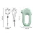 thumbnail image 4 of Electric egg beater hand mixer food blender egg beater with 4 speeds for baking cake egg cream upright wireless hand mixer electric, 4 of 8
