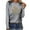 Gray, variant on WRKEKC Casual Tops for Womens, Summer T-Shirts for Women, Women's Casual Trendy Long Sleeve Crewneck Pullover Round Neck Printing T-Shirt