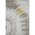 thumbnail image 2 of Addison Rugs Mayfield Washable Transitional Spiral Taupe Rectangle Rug, 9' x 12', 2 of 6