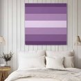thumbnail image 4 of Geometric Purple, Wall Art Painting on Canvas, Solid Ombre Geometric Modern Stripe Canvas Art Home Prints Wall Art Framed Modern Artwork for Living Room Bedroom Wall Decor 20x20in, 4 of 9