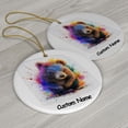 thumbnail image 3 of Personalized Wombat Ornament, Custom Ornament for Animal Lover, Ideal Gift for Men, Women, Best Friend, Gift for Christmas, Birthday, Father's Day, Mother's day, 3 of 5