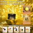 thumbnail image 5 of Baby Projector Night Light, 360 Rotation Equipped With 6 Kinds Projection Lamp Lights, 8 Kinds Of Relaxing Music, Suitable For Kids, Birthday, Hallowe, 5 of 5