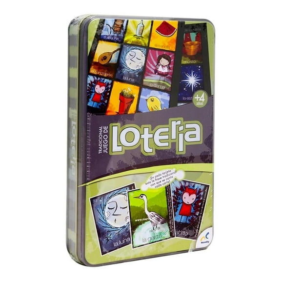 Juego de Lotería Novelty en Caja de Metal
