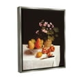 thumbnail image 4 of Stupell Industries Fruit & Bouquet Still Life Food & Beverage Painting Gray Floater Framed Canvas Art Print Wall Art, 25 x 31, 4 of 10