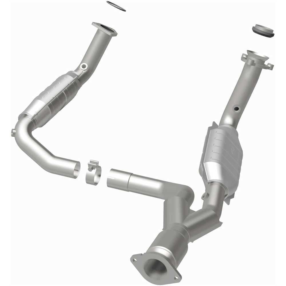MagnaFlow 93496 - Catalytic Converter Fits select: 2006-2009 CHEVROLET TRAILBLAZER, 2007-2009 GMC ENVOY