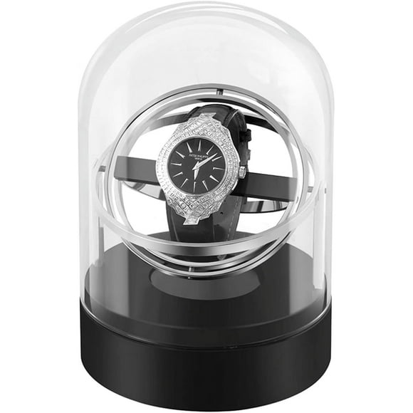 Watch Winder,Single Watch Winders for Automatic Watches,Mechanical Watch Winder for Watch Winder Box(silver)