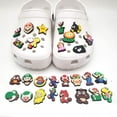 thumbnail image 2 of 16 Pcs One Piece Shoe Charms for Clog Sandals, Cute Shoes Decoration Charms for Teen Adults, 2 of 4