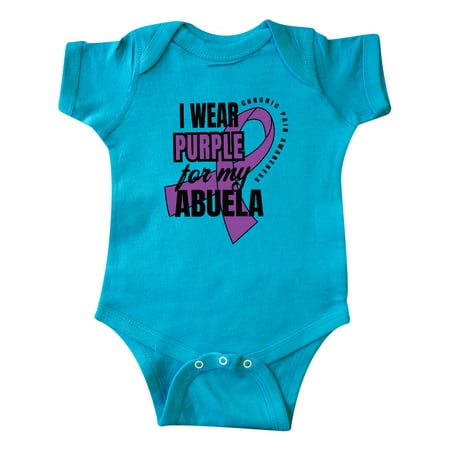 

Inktastic Chronic Pain I Wear Purple For My Abuela Gift Baby Boy or Baby Girl Bodysuit