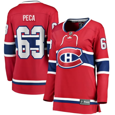 Matthew Peca Montreal Canadiens Fanatics Branded Women's Home Breakaway Player Jersey -