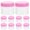 Pink, variant on HERFIER 12Pcs Empty Cream Containers Small Cosmetic Containers Refillable Cosmetic Jars Small Containers 1.41x1.41x1.22in