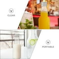 thumbnail image 4 of 25pcs Empty Juice Bottles with Cap Clear Beverage Bottle Portable Milk Bottle for Picnic, 4 of 6