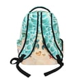 thumbnail image 2 of Xoenoiee Beach Turtle Starfish Seashell Heart Print 17 Inch Backpack for Girls Teens, Lightweight Large Capacity Bookbag School Bag Rucksack for Kindergarten Primary Middle School Students, 2 of 7