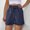 🔥 Dark Blue_New, variant on Dianli Skorts Tennis Womens Summer Leaf Print Pleated Tennis Skirt With Built In Short Quick Dry Stretchy Athletic Golf Running Yoga Two Piece Look Skort Skirts