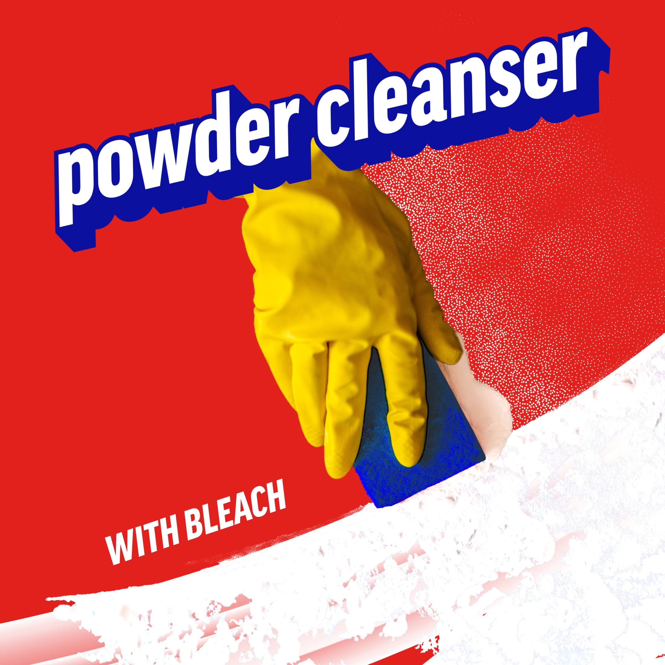 Ajax Powder Cleanser with Bleach, Scratch-Free Formula, 21 oz Bottle