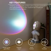 Mini Astronaut Projector Night Light Merkury Innovations- Purple Sunset, Rotating Head, USB Powered