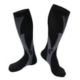 thumbnail image 1 of Calcetines Deportivos de Compresión Pantorrilla hasta la Medias de Soporte Perfecl Negro S/M, 1 of 8