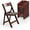 Reddish Brown, variant on PEXMOR Resin Folding Chairs with Padded Cushion, Foldable Plastic Chair for Indoor Outdoor, 1 Pack, White