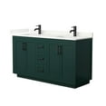 thumbnail image 6 of Wyndham Collection WCF292960DGDGTUNSMXX Miranda 60" Free Standing Double Basin Vanity Set, 6 of 7