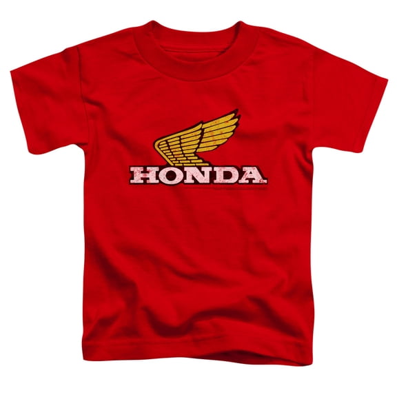 Honda Yellow Wing Logo S/S Toddler T-Shirt Red