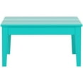 thumbnail image 3 of Costaelm Palms Outdoor 32" Conversation Table, Turquoise, 3 of 6