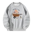 thumbnail image 3 of Sudadera para Mujer, Tops, Moda, Sin Capucha, Ropa Deportiva, Sudadera con Cuello Redondo Estampada, Jersey, Sudadera para Deportes de Vacaciones , xxl Yinane Sudadera con cuello redondo para mujer, 3 of 8