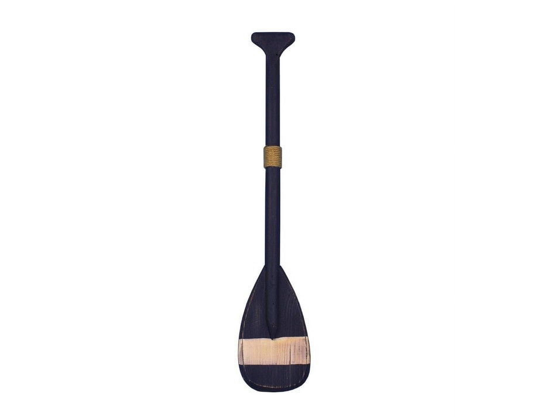 Handcrafted Decor Paddle-24-104 Wooden Pembrook Decorative Rowing Boat Paddle with Hooks- 24 in.