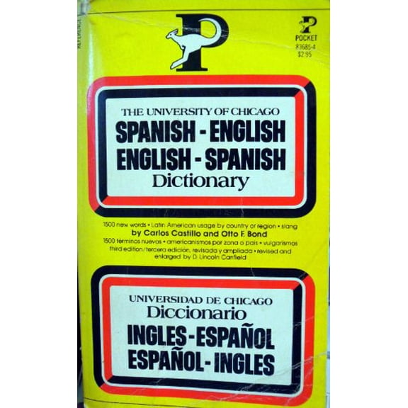 Pre-Owned English Spanish Spanish English Dictionary Paperback
