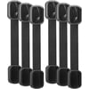 Bates- Child Safety Strap Locks, 6 Pack, Black Baby Cabinet Locks