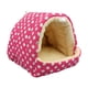 thumbnail image 1 of Cama cálida de invierno para hámsteres, hábitats de escondite para conejillos de indias, cama cálida y encantadora para animales pequeños, cueva para rosa, 1 of 8