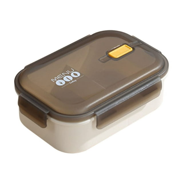 EGNMCR Lunch Box, Bento Boxes Stainless Steel Insulated Lunch Box For Office Workers Large Capacity Lunch Box Student Compartment Lunch Tray Lunch Storage