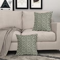thumbnail image 3 of Dark Sage Green Cream Dots Pillow Covers 18x18 Set of 2 Boho Design Polka Dot Throw Pillows Modern Trendy Print Outdoor Decorative Pillowcase Square Linen Cushion Cases Decor for Sofa Couch Bed, 3 of 6