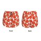 thumbnail image 3 of Balery Tomatoes Pantalones cortos deportivos para mujer con forro y dos bolsillos, elásticos, para entrenamiento, gimnasio, yoga-Large, 3 of 7