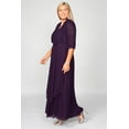 thumbnail image 2 of R&M Richards Long Mother of Bride Plus Size Jacket Dress 7300W, 2 of 3