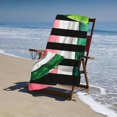 thumbnail image 4 of PHYHOO Beach Towel Oversized Microfiber Beach Towel for Kids Girls Women Quick Dry and Sand Free Red Towel Gifts Swim Bath Pool Black and White Stripes 30x60in, 4 of 8