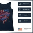 thumbnail image 6 of Country Girl USA Flag Women's Tank Top Patriotic Southern Cowgirl Red White Blue American Pride Life Lovers Gift, 6 of 7