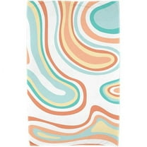 Simply Daisy 30" x 60" Agate Geometric Print Beach Towel