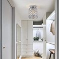 thumbnail image 2 of Modern Mini Style Decor Crystal Recessed Ceiling Light Fixture Crystal Chandeliers Light Ceiling Lamp for Hallway, Bar, Kitchen, Dining Room, Kid's Room (6 inch Shade Diameter), 2 of 5