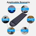 thumbnail image 4 of Sac de Couchage Léger Enveloppe Lavable à la Machine Sac de Couchage d'Hiver Randonnée Randonnée Plein Air Camping Sac de Couchage, 4 of 7