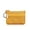 Yellow, variant on Women Men Leather Coin Purse Zipper Small Change Soft Bag