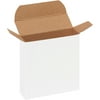 CleanItSupply Reverse Tuck Folding Cartons, 3 1/4" x 15/16" x 3 1/4", White, 1000/Case (RTC27W)