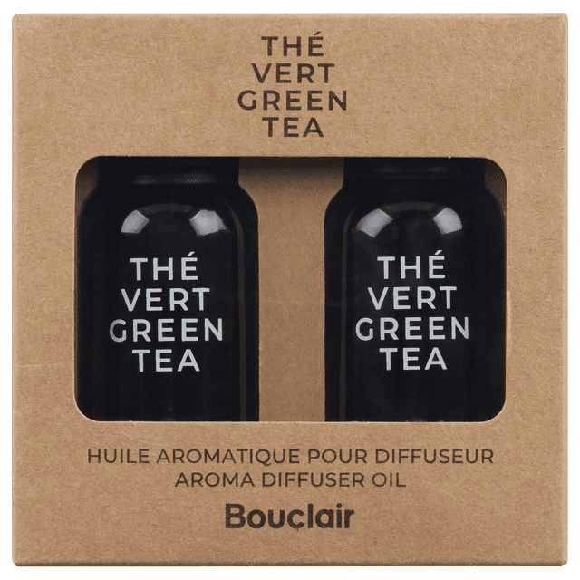 Bouclair Ensemble Noir de 2 - Huile Parfumée au Thé Vert