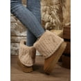 thumbnail image 6 of Women's Snow Boots Cozy Fluffy Faux Fur Lined Winter Platform Shoes for Stylish & Warm Casual Wear, 6 of 7