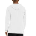 thumbnail image 3 of Hoodies for Men Solid Color Sweatshirt Long Sleeve Pullover Tops with Thumb Hole Sweatshirt Blouse Sun Protection Hoodie Lightweight Hooded Blouses Sport Activewear, 3 of 6