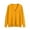 Yellow, variant on Casual Cardigans for Women V-Neck Long Sleeve Loose Print Knitted Sweaters Fashion Winter Coat