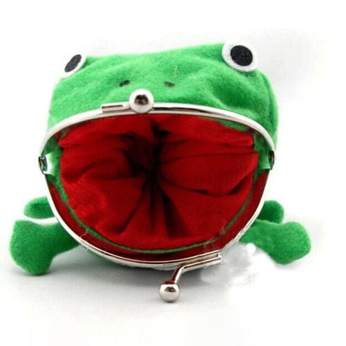 Naruto Frog Shape Uzumaki Wallet Coin Purse Green Cosplay Plush Cute Collect