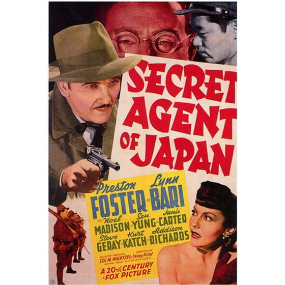 560px x 560px - Secret Agent of Japan Movie Poster (11 x 17)