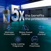 Degree Men Clinical Strength Antiperspirant Deodorant 96-Hour Sweat and Odor Protection Clean Soft Solid 5x Types of Sweat, 1.6 oz