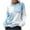 Light Blue, variant on Womens Fall Fashion 2022! QLEICOM Sweaters for Women, Women's Clothing Design Checkerboard Plaid Sweater Women's Loose Autumn And Winter Long-sleeved Knitted Sweaters New On Clearance